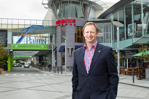 Simon Carter at The Palms shopping centre in Christchurch